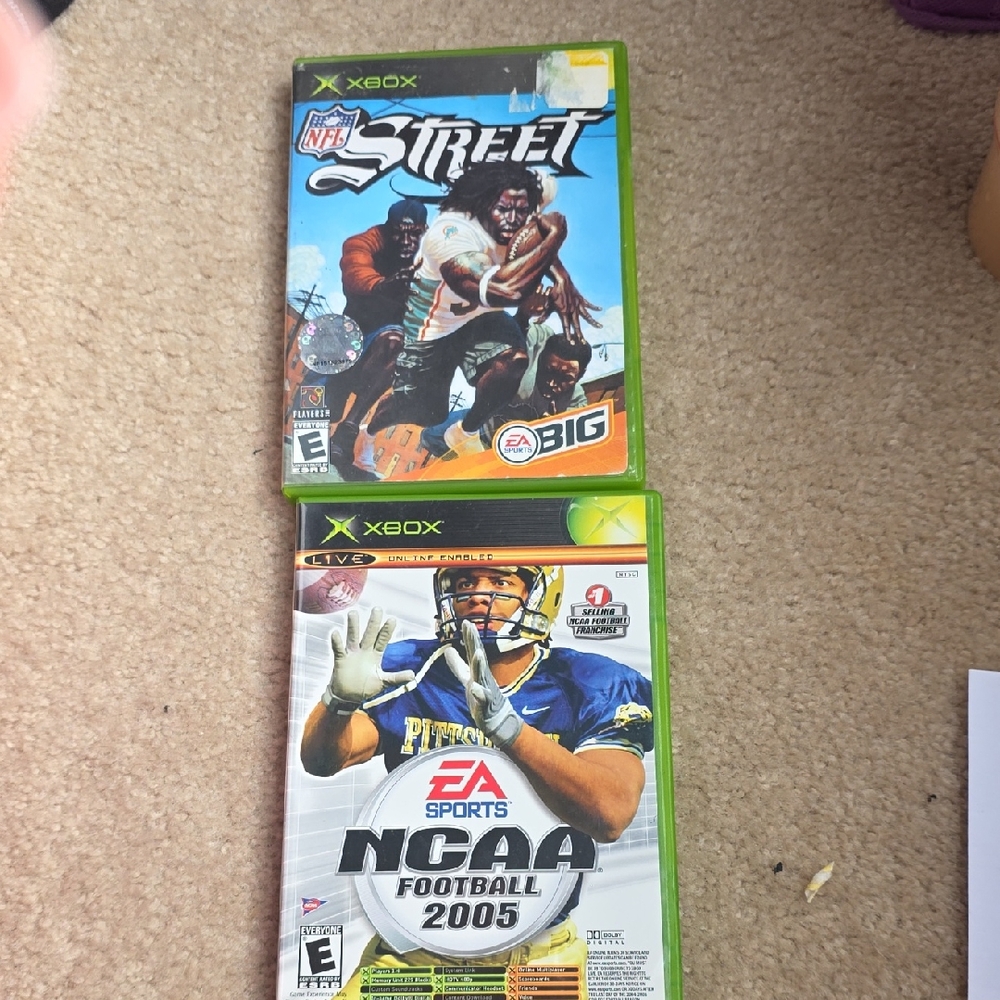 NFL Street Xbox Game - Green Case